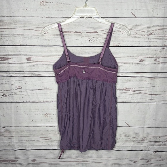 Lululemon Purple Ruffle Bralette Tank Top Sz 8! - Picture 6 of 8